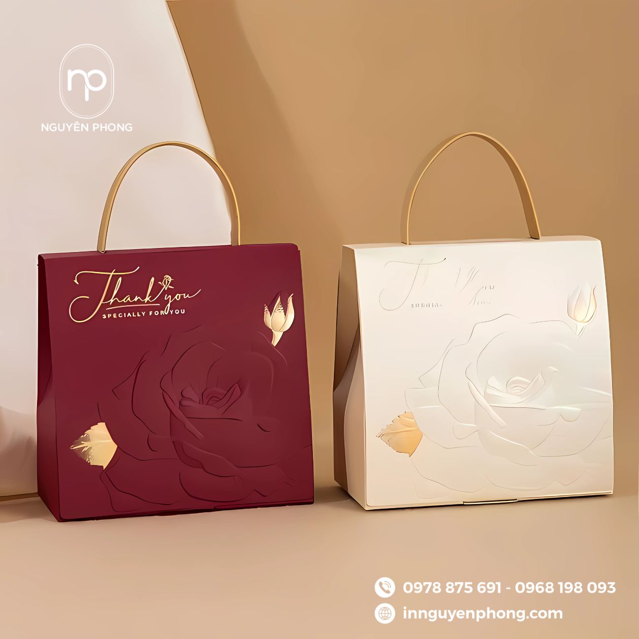 Mẫu thiết kế logo phong thủy in trên túi giấy